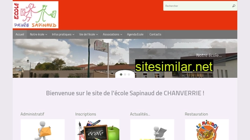 ecolesapinaud.fr alternative sites