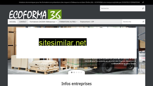 ecoforma36.fr alternative sites