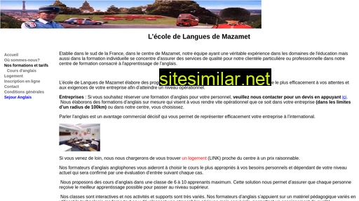 ecoledemazamet.fr alternative sites