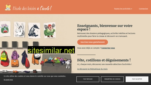 ecoledesloisirsalecole.fr alternative sites