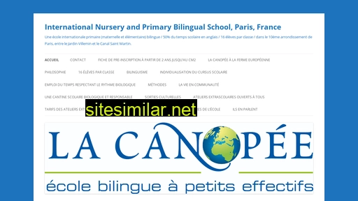 ecolelacanopee.fr alternative sites