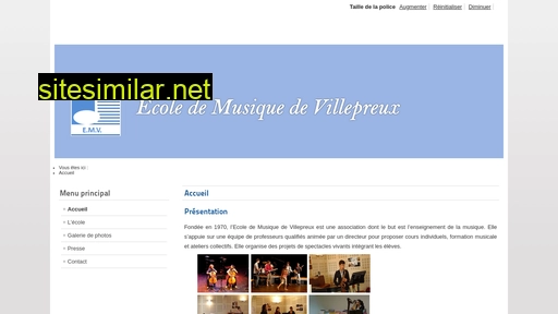 ecolemusiquevillepreux.fr alternative sites