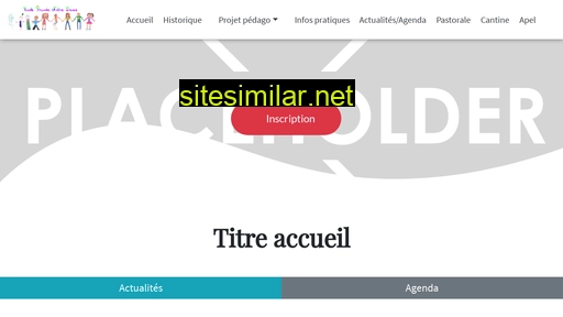 ecolenotredame-chateauneuf.fr alternative sites