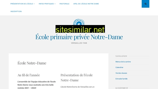 ecolenotredame.fr alternative sites