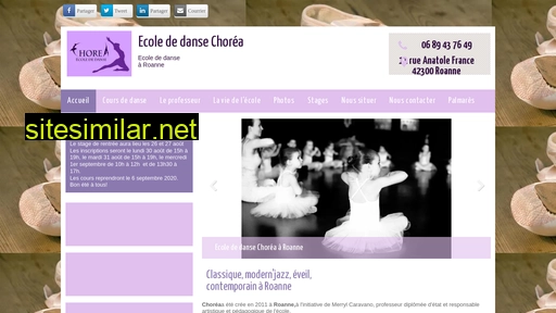 ecole-danse-chorea-roanne.fr alternative sites