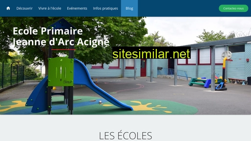 ecole-jeannedarc-acigne.fr alternative sites