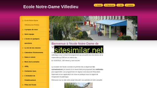 ecole-notre-dame-villedieu.fr alternative sites