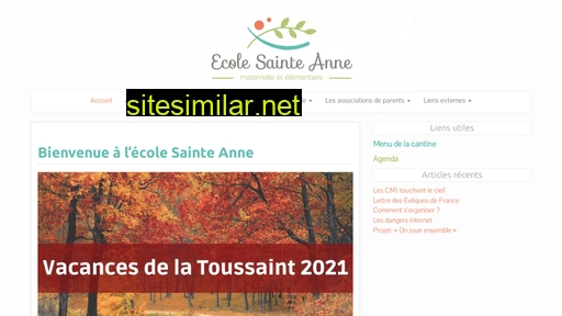 ecole-sainte-anne-nantes.fr alternative sites
