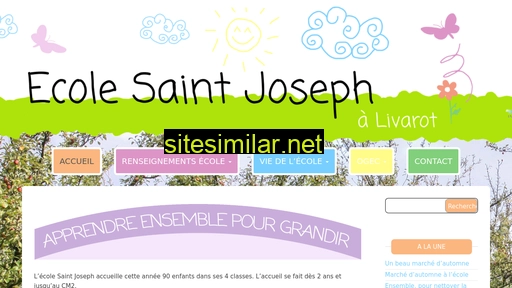 ecole-saintjoseph-livarot.fr alternative sites