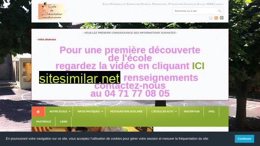 ecolepresentation.fr alternative sites