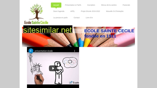ecolesaintececile.fr alternative sites