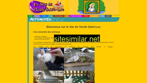 ecolesaintluc.fr alternative sites