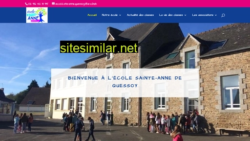 ecolesteannequessoy.fr alternative sites