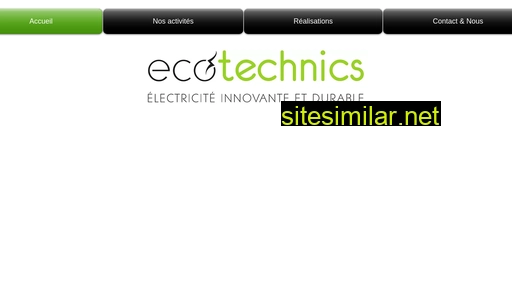 ecotechnics.fr alternative sites
