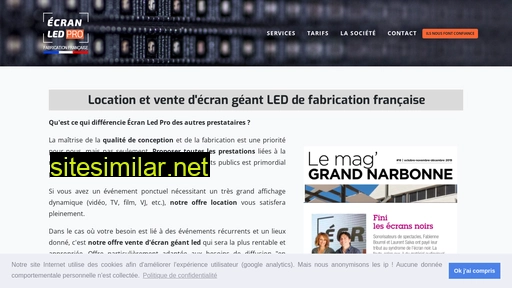 ecran-led-pro.fr alternative sites