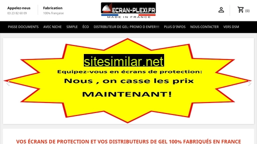 ecran-plexi.fr alternative sites