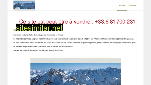 ecrins.fr alternative sites