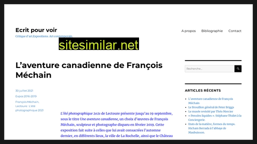 ecrit-pour-voir.fr alternative sites