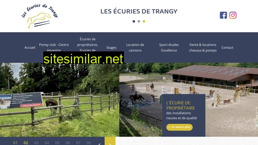 ecuries-trangy.fr alternative sites