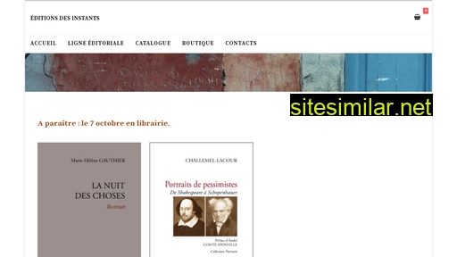 editionsdesinstants.fr alternative sites
