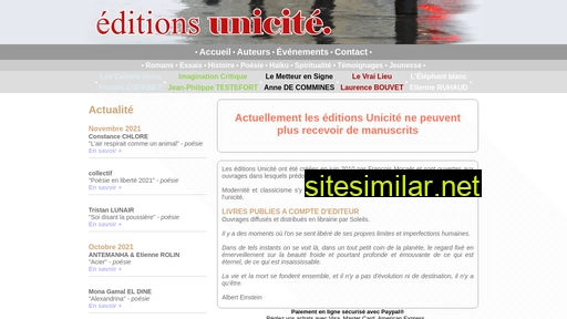 editions-unicite.fr alternative sites
