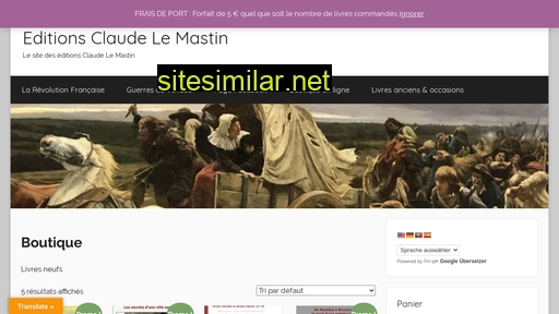 editionsclaudelemastin.fr alternative sites