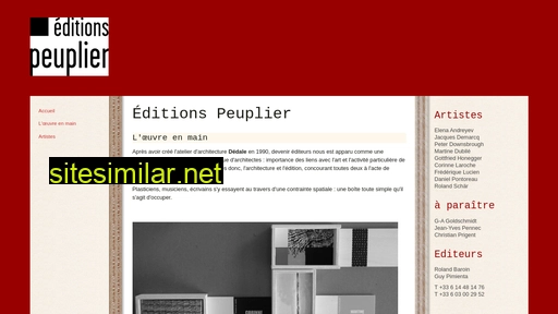 editionspeuplier.fr alternative sites