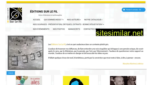 editionssurlefil.fr alternative sites