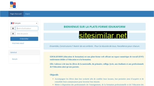 edukaform.fr alternative sites