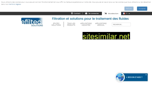 efiltec.fr alternative sites