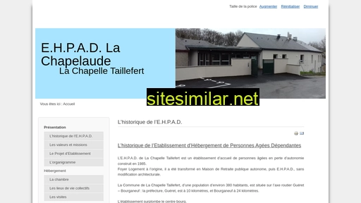 ehpad-lachapelaude.fr alternative sites