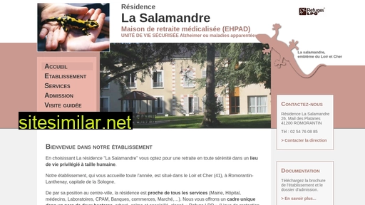ehpad-medicalise-lasalamandre.fr alternative sites