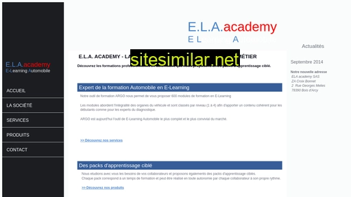 ela-academy.fr alternative sites