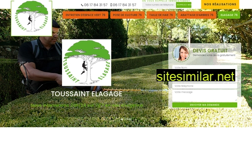 elagage-toussaint.fr alternative sites