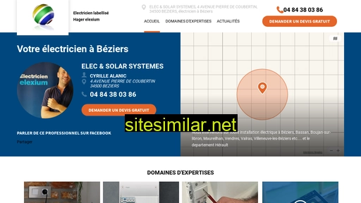 Electricien-beziers-elecetsolarsystemes-hager similar sites