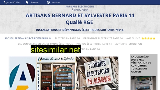 electricien-paris-14-artisan-bernard-sylvestre.fr alternative sites