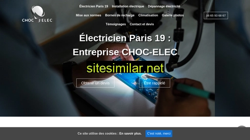 Electricien-paris-19 similar sites