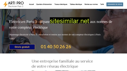 electricien-paris3.fr alternative sites