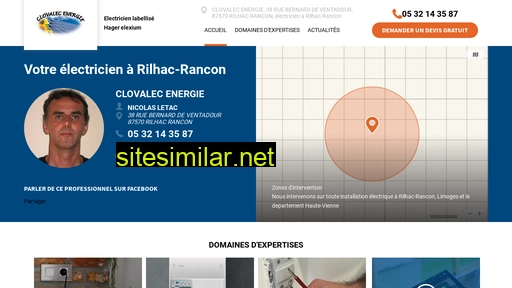 electricien-rilhacrancon-clovalecenergie-hager.fr alternative sites