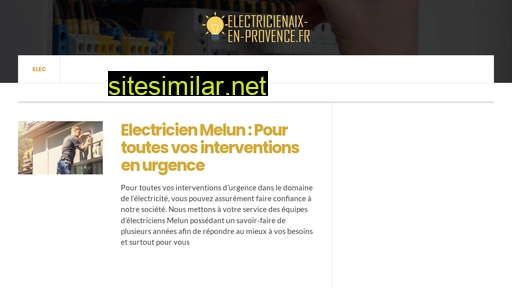 Electricienaix-en-provence similar sites