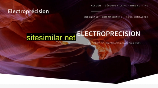 electroprecision.fr alternative sites