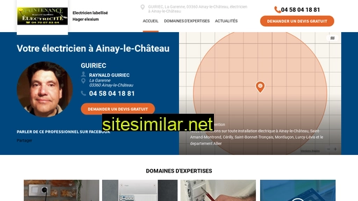electricien-ainaylechateau-guiriec-hager.fr alternative sites