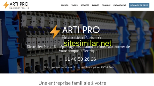electricien-paris16.fr alternative sites