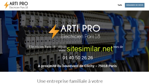 electricien-paris18.fr alternative sites