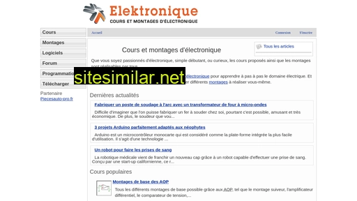 elektronique.fr alternative sites