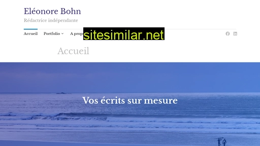 eleonore-bohn-ecritures.fr alternative sites