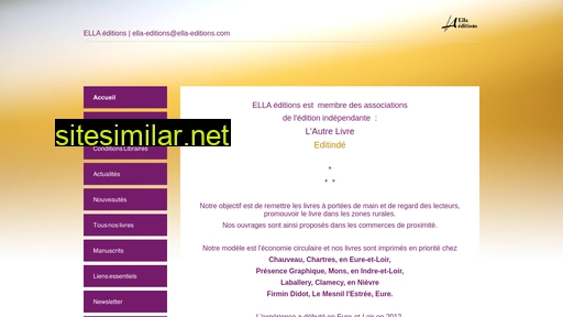 ella-editions.fr alternative sites