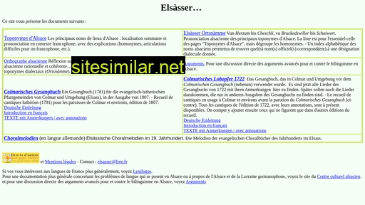 elsasser.free.fr alternative sites