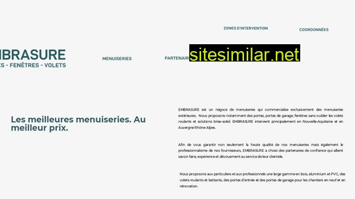 embrasure-menuiseries.fr alternative sites