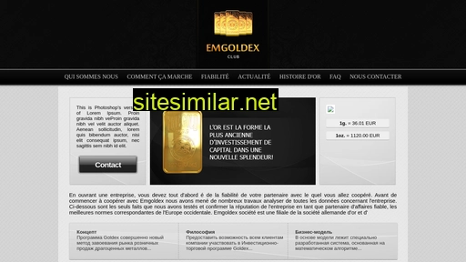 emgoldexclub.fr alternative sites